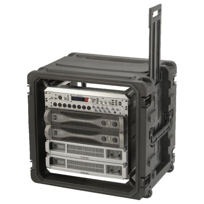 SKB 20 inch diep rollend 10U Roto Shock Mount Rack