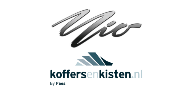 Logo's MIO en Koffers & Kisten