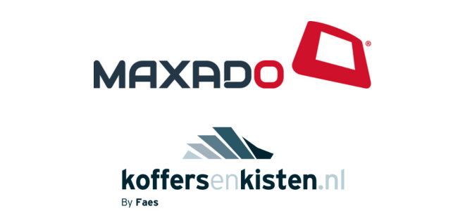 Logo's Maxado en koffersenkisten.nl