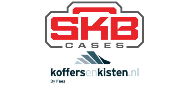 Logo's van SKB en koffersenkisten.nl