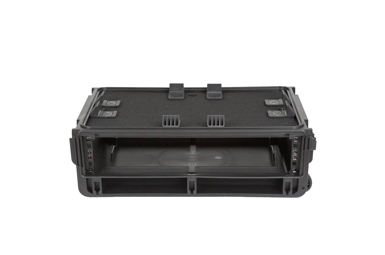 SKB - 2U Studio Flyer Rack Koffer - met Wielen