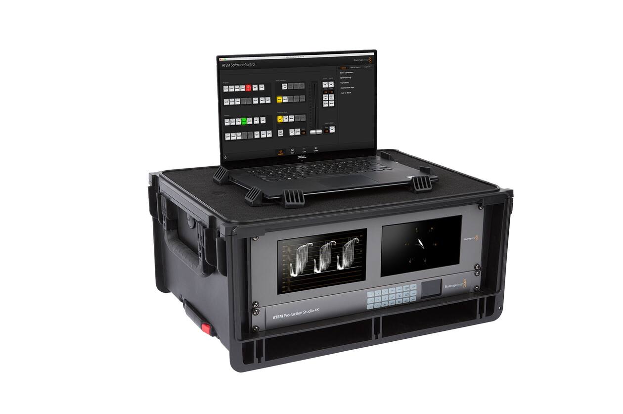 SKB - 4U Studio Flyer Rack Koffer - met Wielen