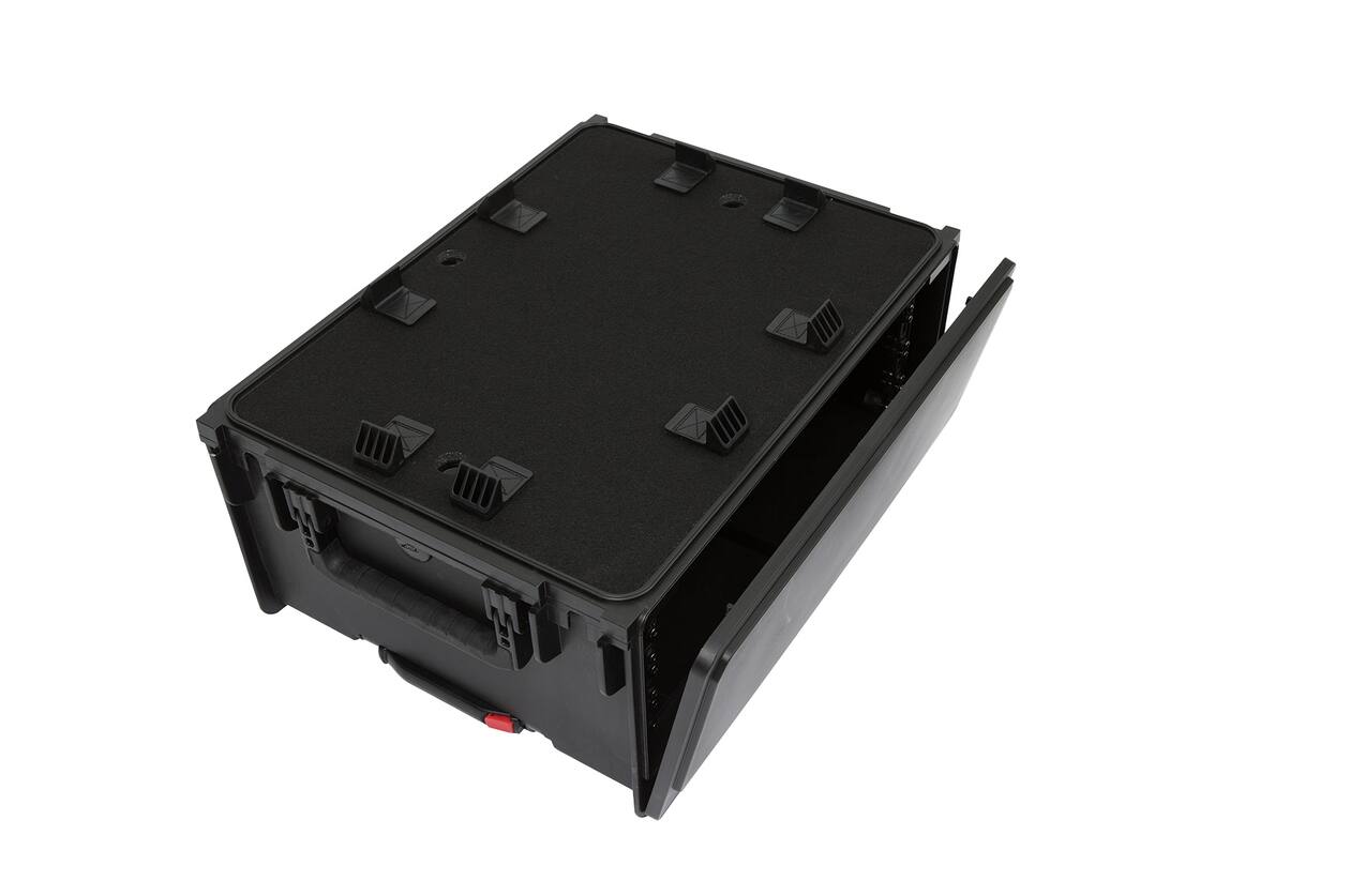 SKB - 4U Studio Flyer Rack Koffer - met Wielen