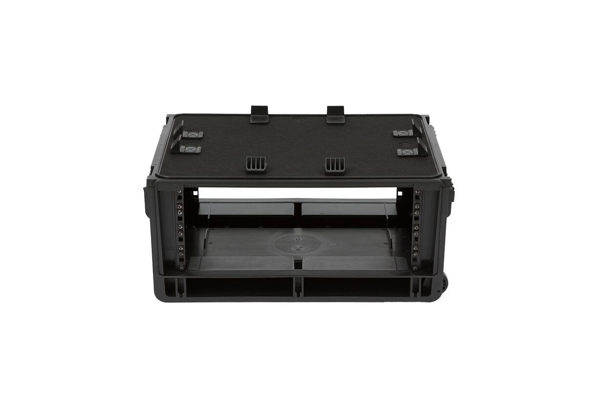 SKB - 4U Studio Flyer Rack Koffer - met Wielen