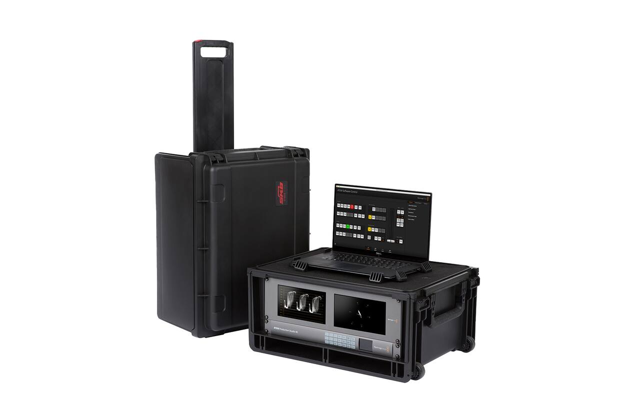 SKB - 4U Studio Flyer Rack Koffer - met Wielen