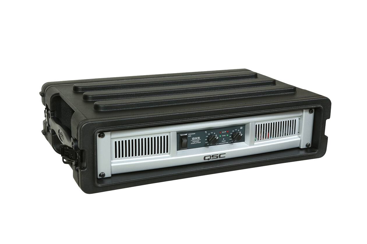 SKB - rSeries - 2U Shallow Rack met Stalen Rails - 10,7-inch diep