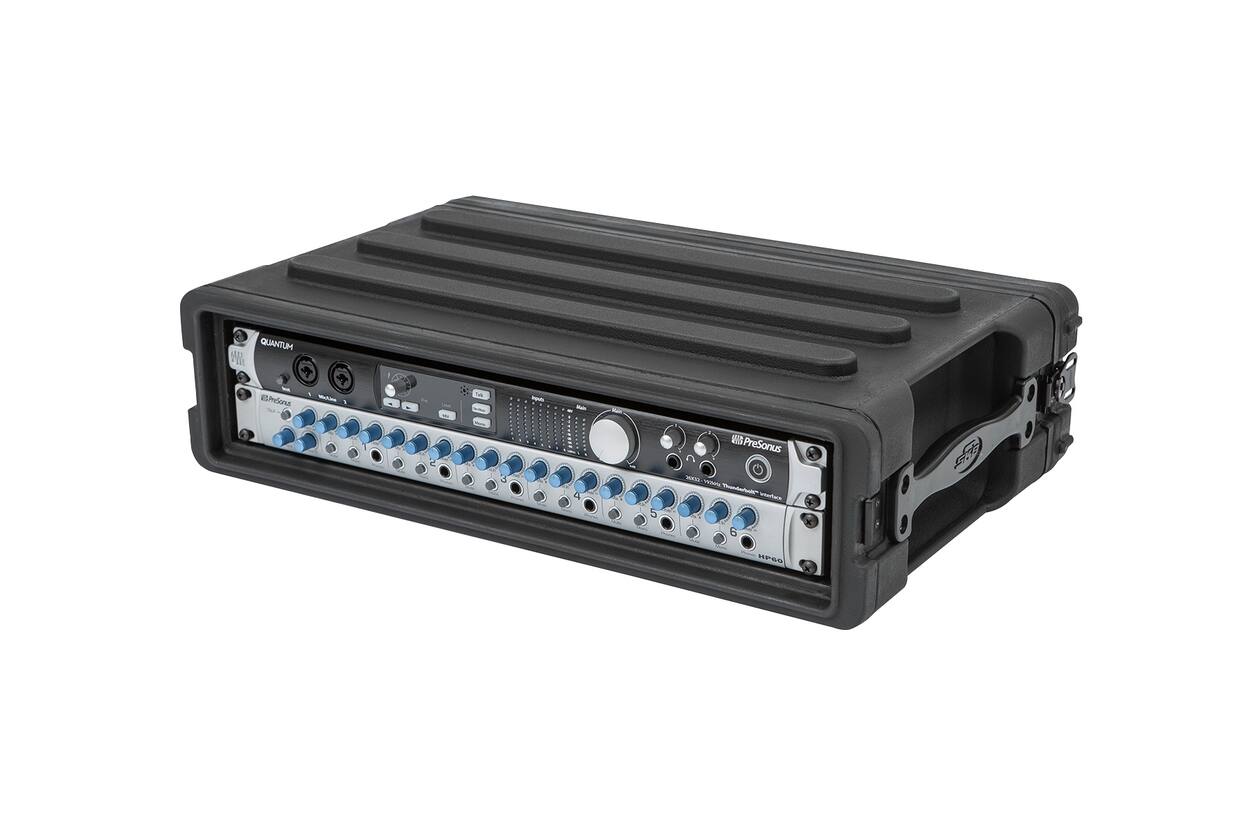 SKB - rSeries - 2U Shallow Rack met Stalen Rails - 10,7-inch diep