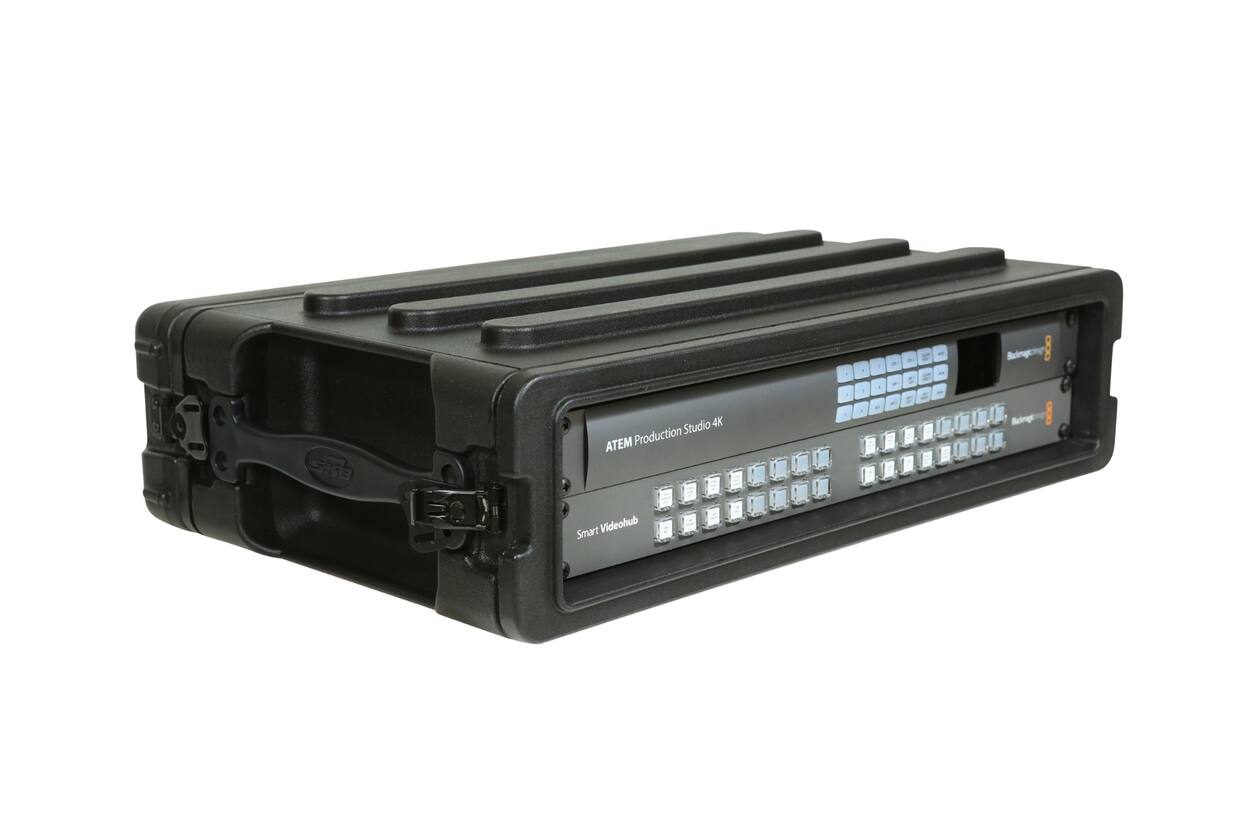 SKB - rSeries - 2U Shallow Rack met Stalen Rails - 10,7-inch diep