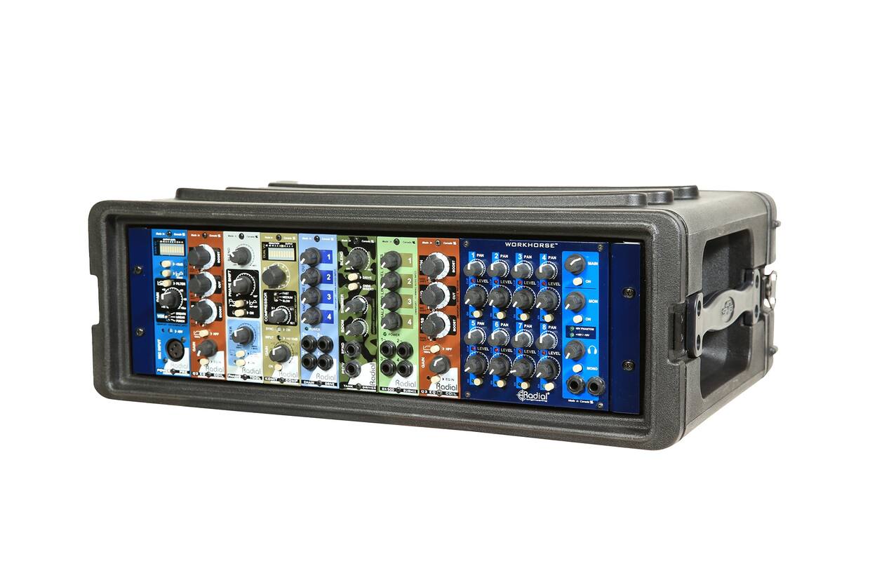 SKB - rSeries - 3U Shallow Rack - met Stalen Rails - 10,7-inch diep