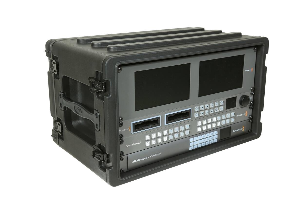 SKB - rSeries - 6U Shallow Rack met Stalen Rails - 10,7-inch diep