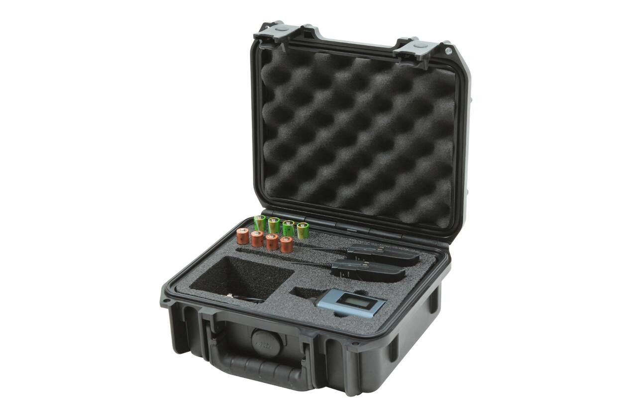 SKB - iSeries 0907-4 - Waterdichte Koffer - Zwart - Sennheiser SW Microfoon Inlay