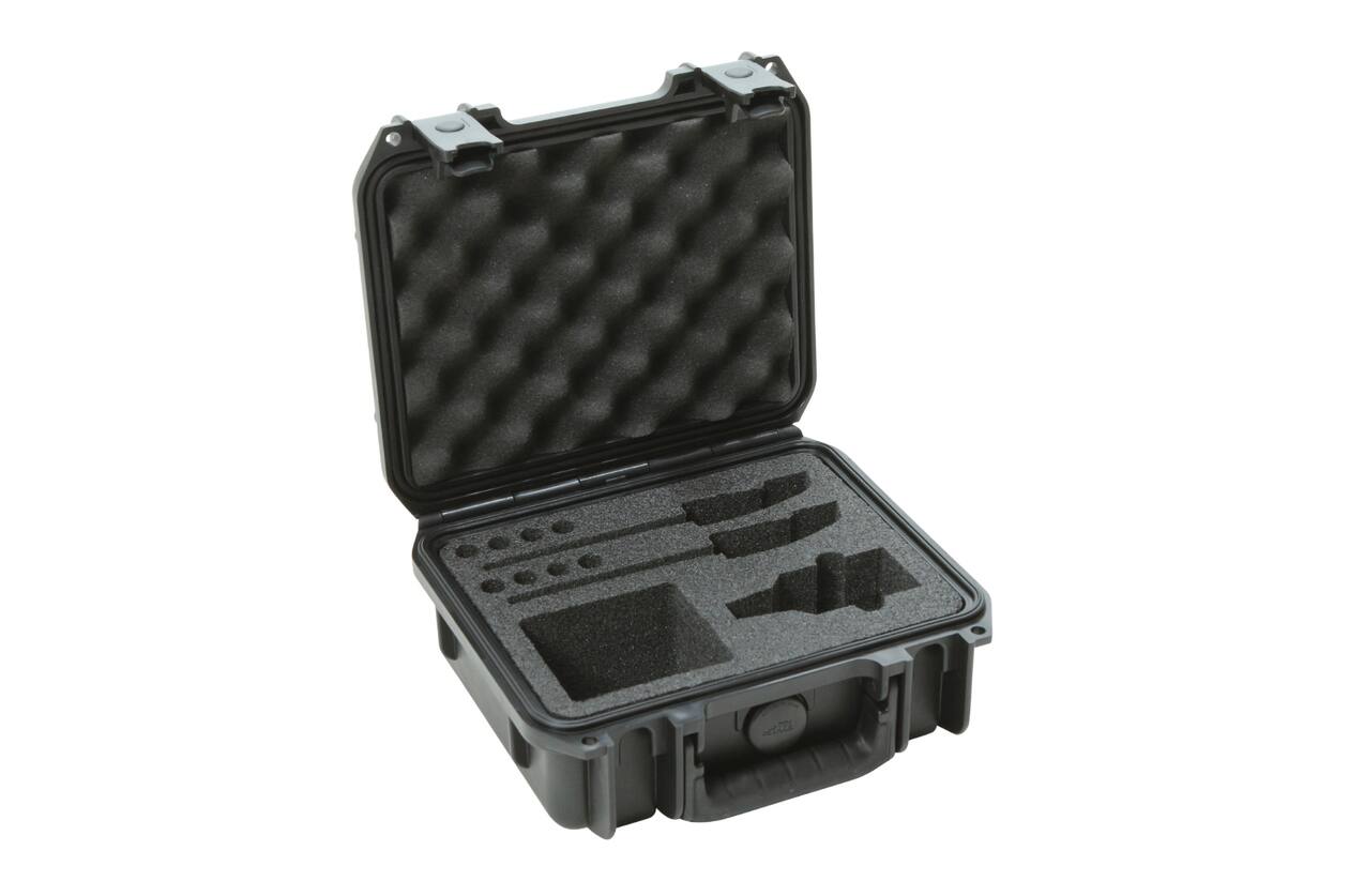 SKB - iSeries 0907-4 - Waterdichte Koffer - Zwart - Sennheiser SW Microfoon Inlay