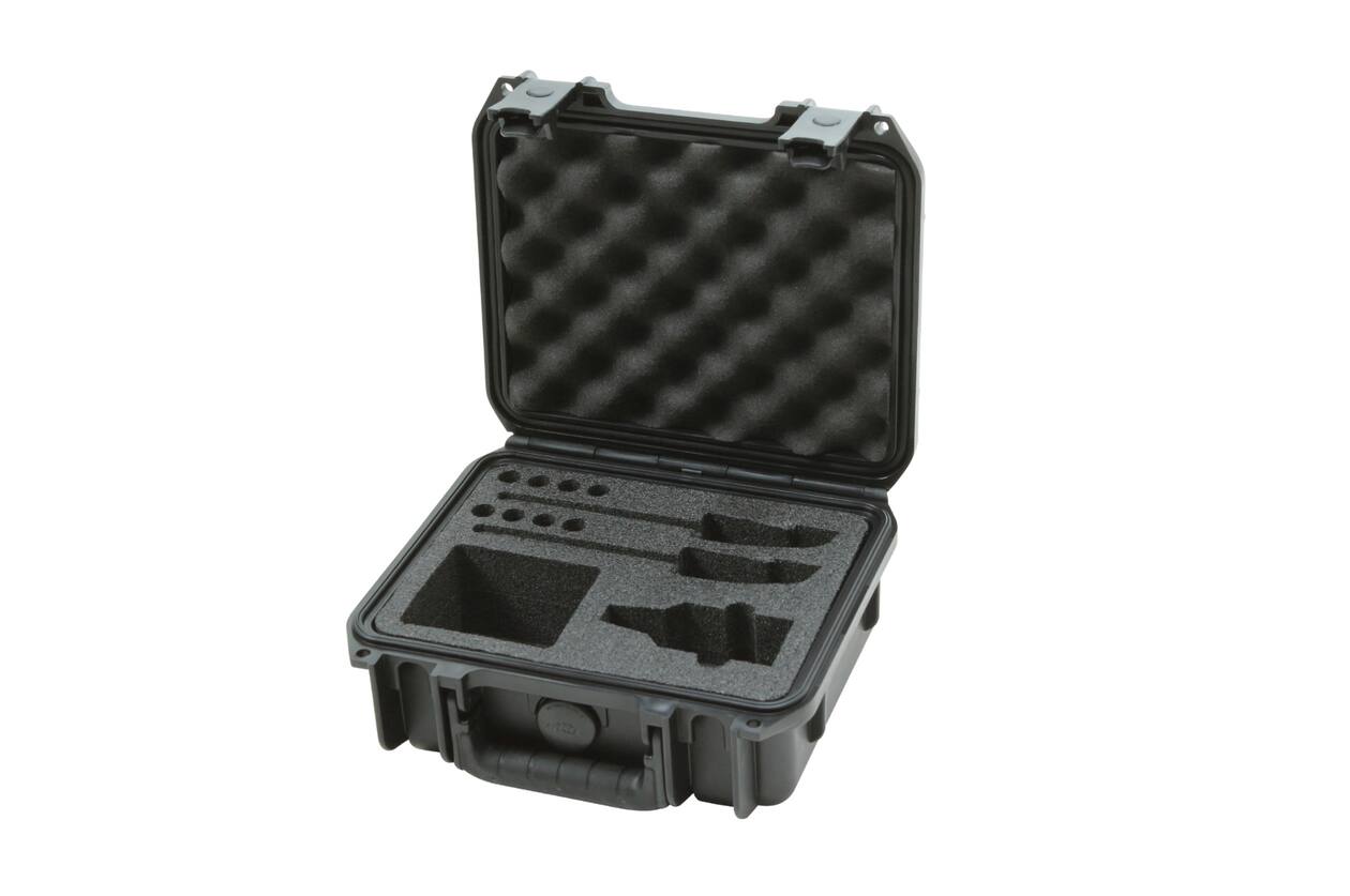 SKB - iSeries 0907-4 - Waterdichte Koffer - Zwart - Sennheiser SW Microfoon Inlay