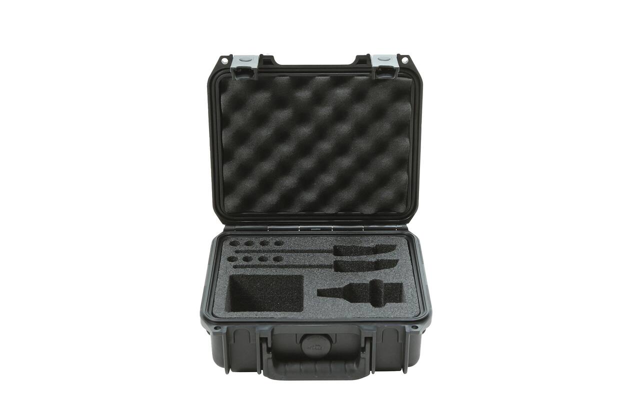 SKB - iSeries 0907-4 - Waterdichte Koffer - Zwart - Sennheiser SW Microfoon Inlay