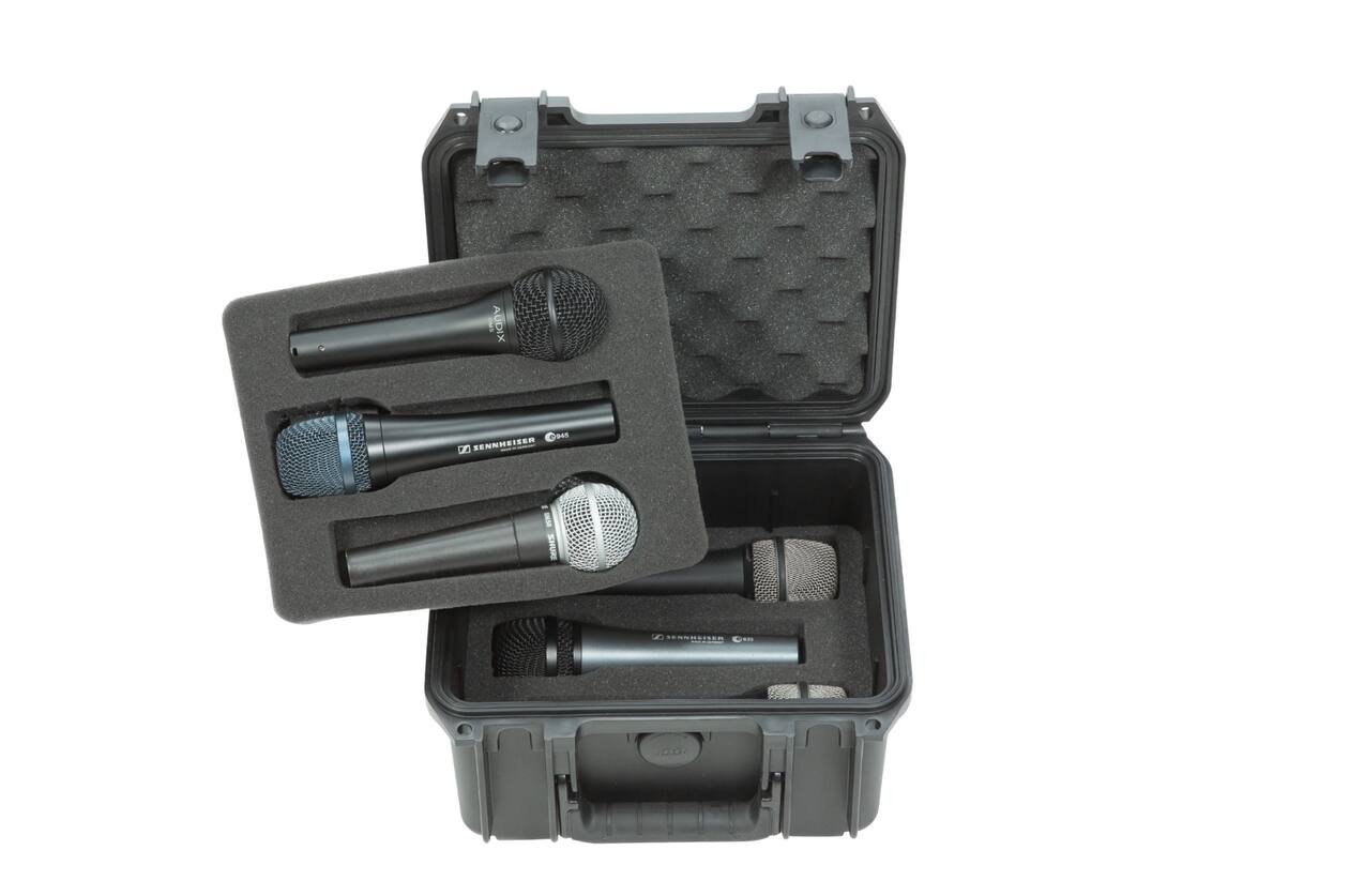 SKB - iSeries 0907-6 - Waterdichte Koffer - Zes Microfoons Inlay