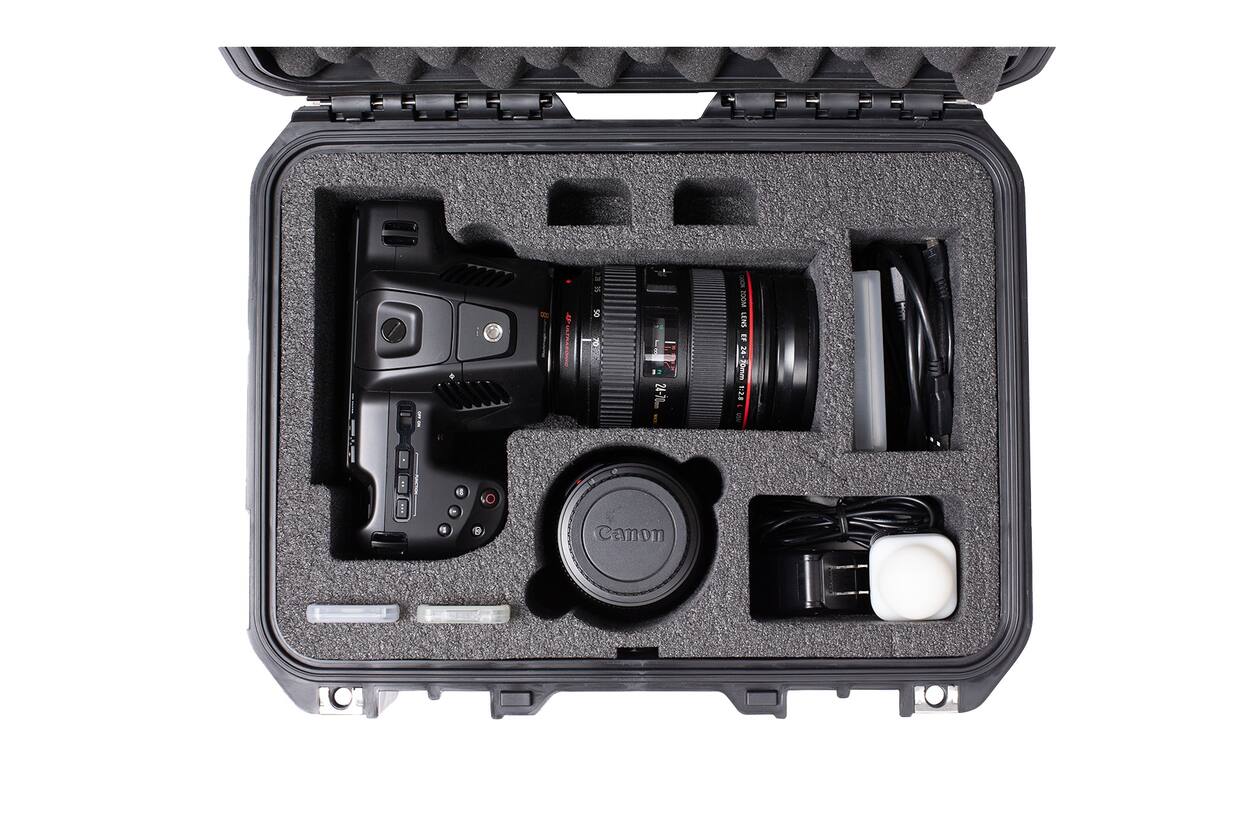 SKB - iSeries 3i-1309-6 - Waterdichte Koffer - Zwart - Blackmagic Design Pocket Cinema Camera 6K Pro Inlay