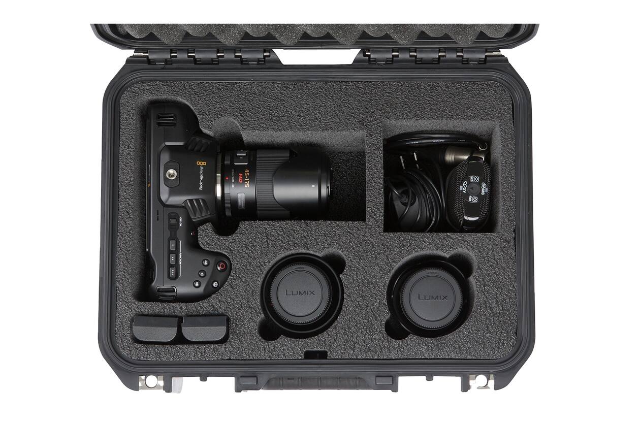 SKB - iSeries 1309-6 - Waterdichte Koffer - Zwart - Pocket Cinema Camera 4K Inlay