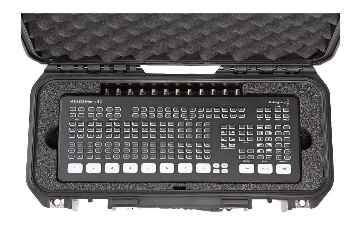 SKB - iSeries 3i-1706-6 - Waterdichte Koffer - Zwart - ATEM Mini Pro Switcher Inlay