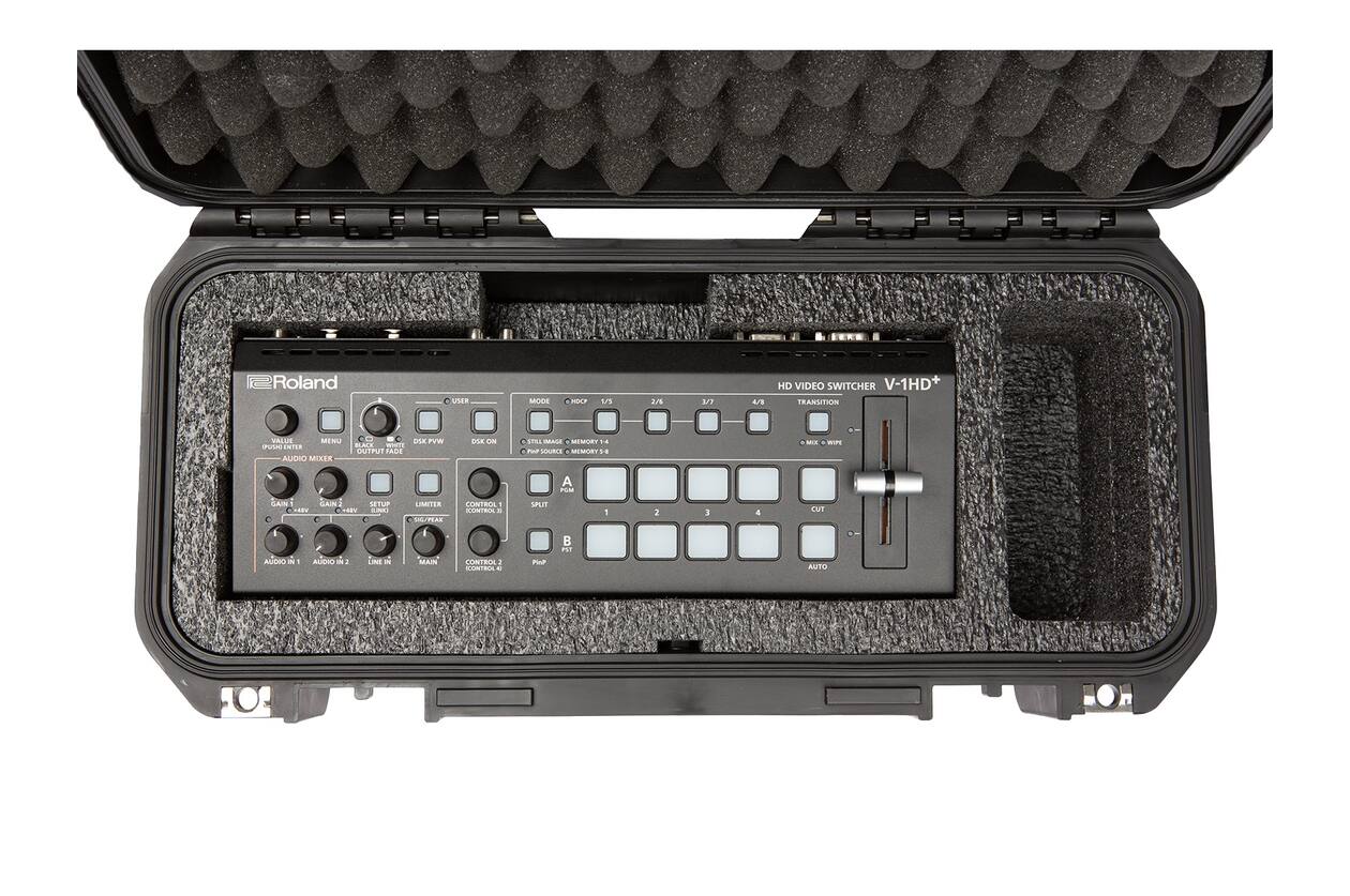 SKB - iSeries 3i-1706-6 - Waterdichte Koffer - Zwart - Roland V-1HD+ Video Switcher Inlay