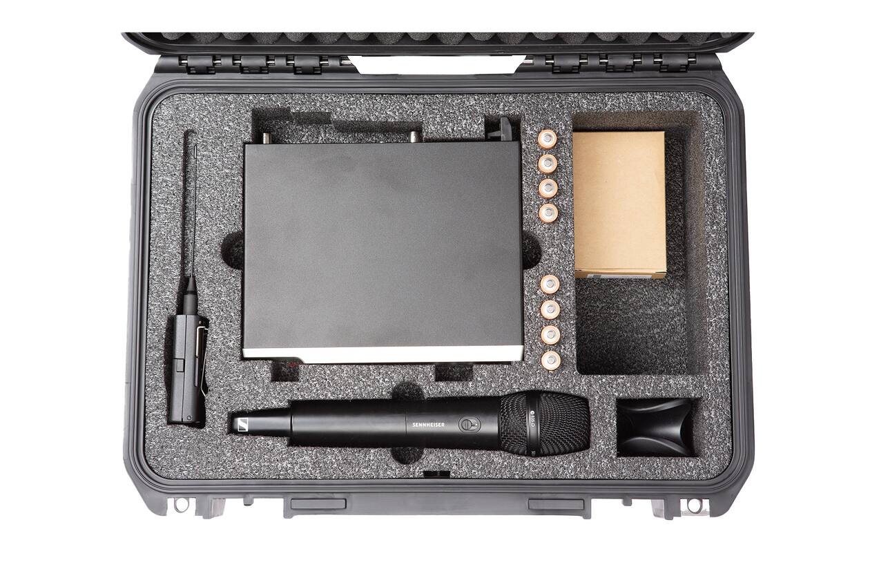 SKB - iSeries 1711-6 - Waterdichte Koffer - Zwart - Sennheiser EW Inlay