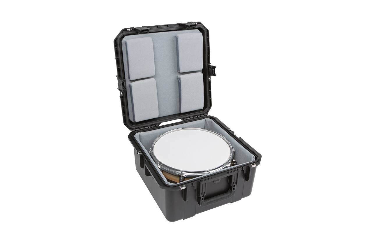SKB - iSeries 3i-1717-10 - Waterdichte Koffer - Zwart - Enkele Snare met Gevoerde Voering en Nylex Gevoerde Schuimkussens