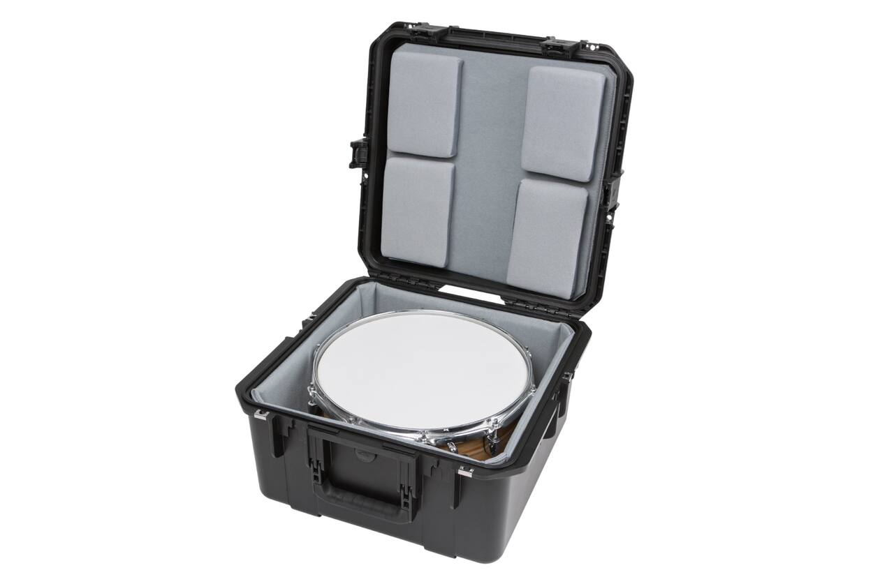 SKB - iSeries 3i-1717-10 - Waterdichte Koffer - Zwart - Enkele Snare met Gevoerde Voering en Nylex Gevoerde Schuimkussens