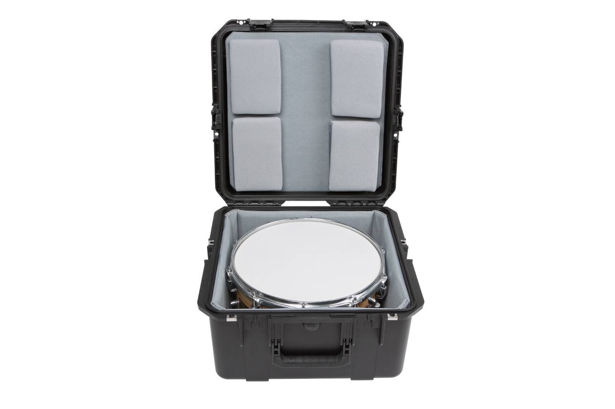 SKB - iSeries 3i-1717-10 - Waterdichte Koffer - Zwart - Enkele Snare met Gevoerde Voering en Nylex Gevoerde Schuimkussens