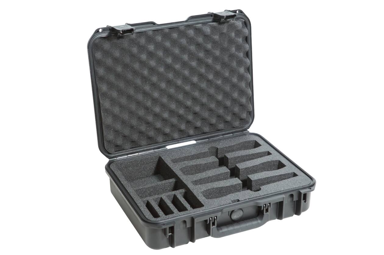 SKB - iSeries 1813-5 - Waterdichte Koffer - Zwart - Vier Draadloze Microfoons Inlay