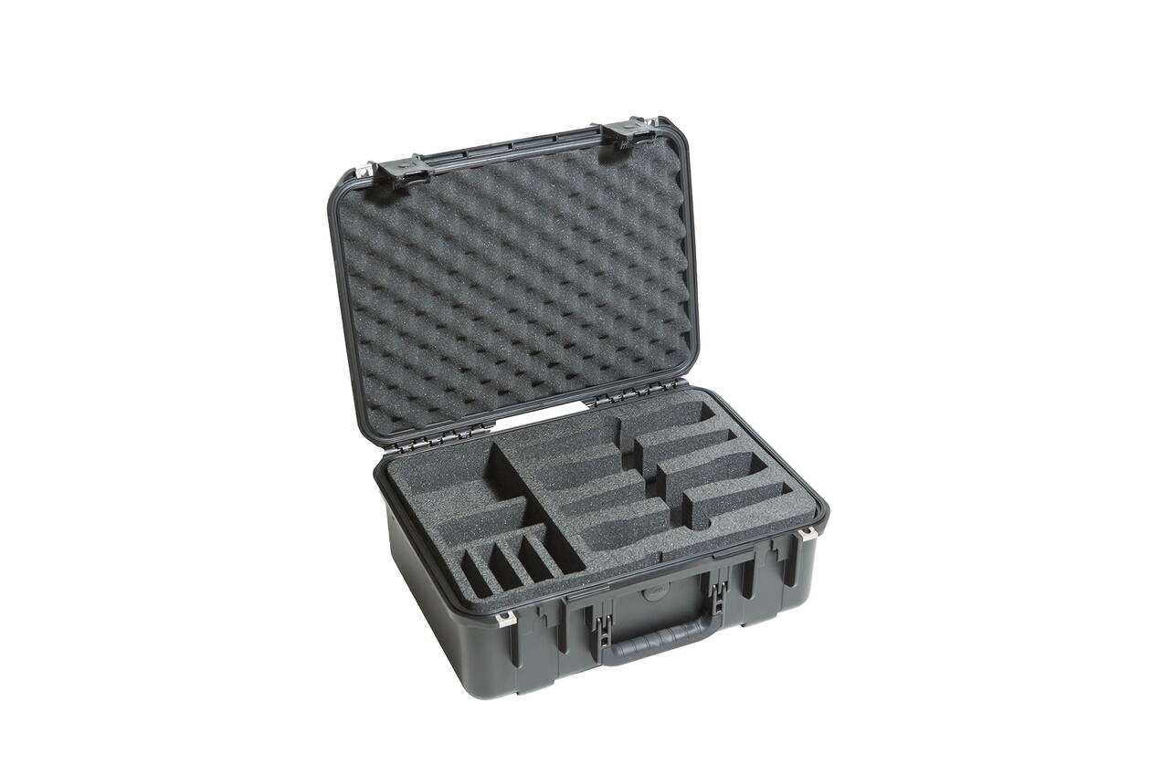 SKB - iSeries 3i-1813-7 - Waterdichte Koffer - Zwart - Acht Draadloze Microfoons Inlay
