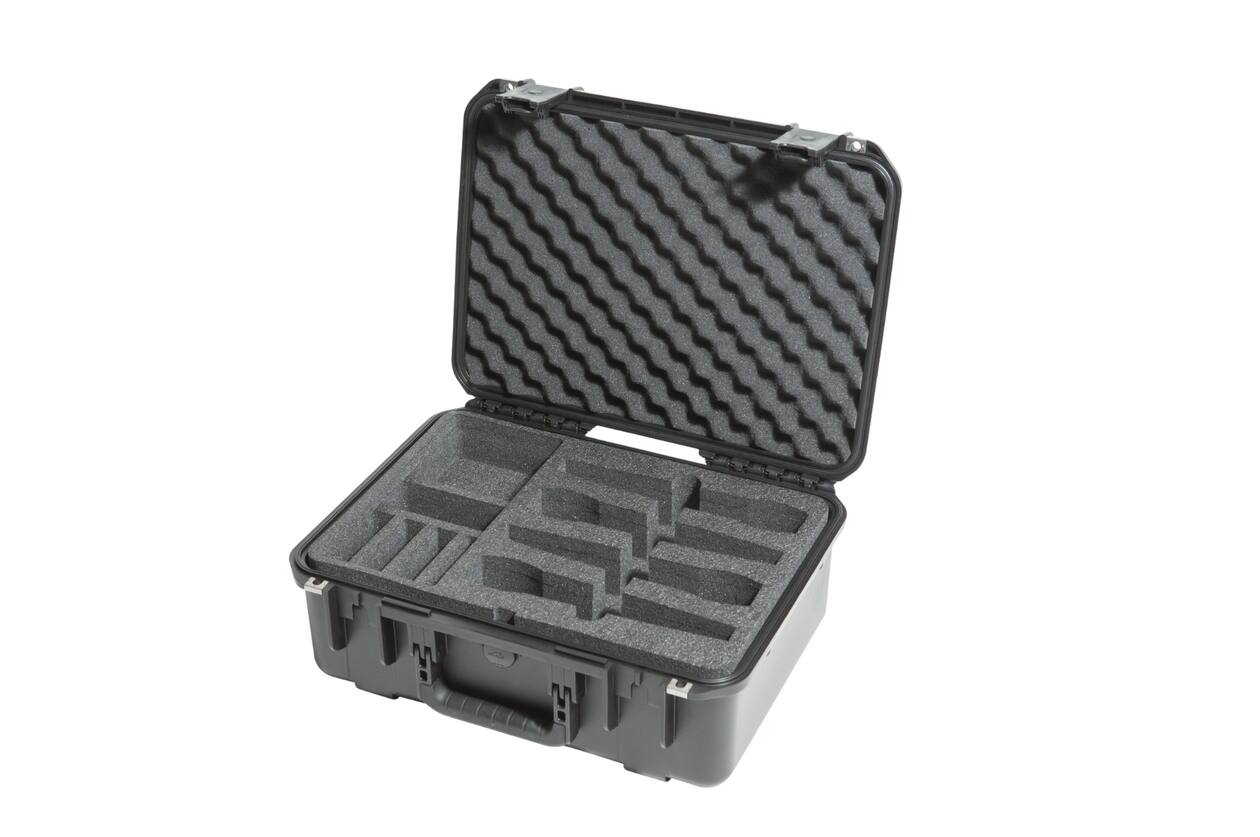 SKB - iSeries 3i-1813-7 - Waterdichte Koffer - Zwart - Acht Draadloze Microfoons Inlay