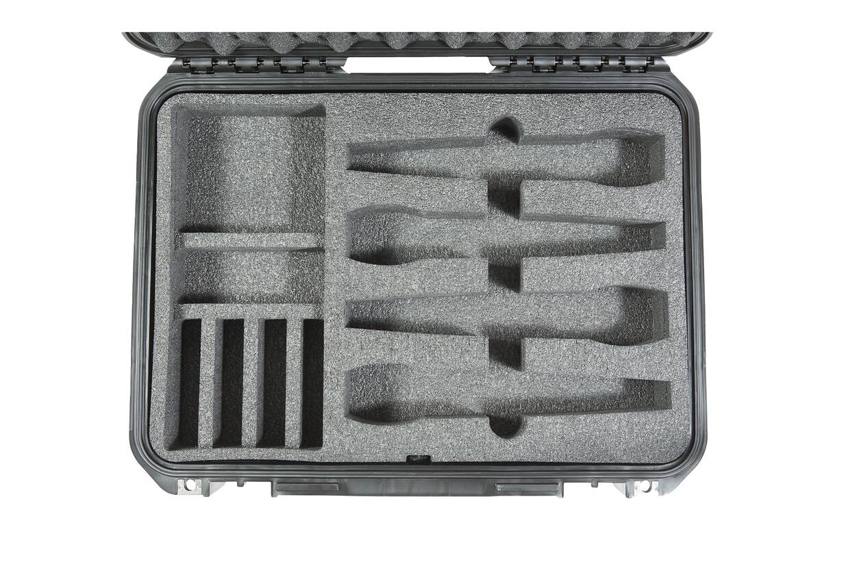 SKB - iSeries 3i-1813-7 - Waterdichte Koffer - Zwart - Acht Draadloze Microfoons Inlay