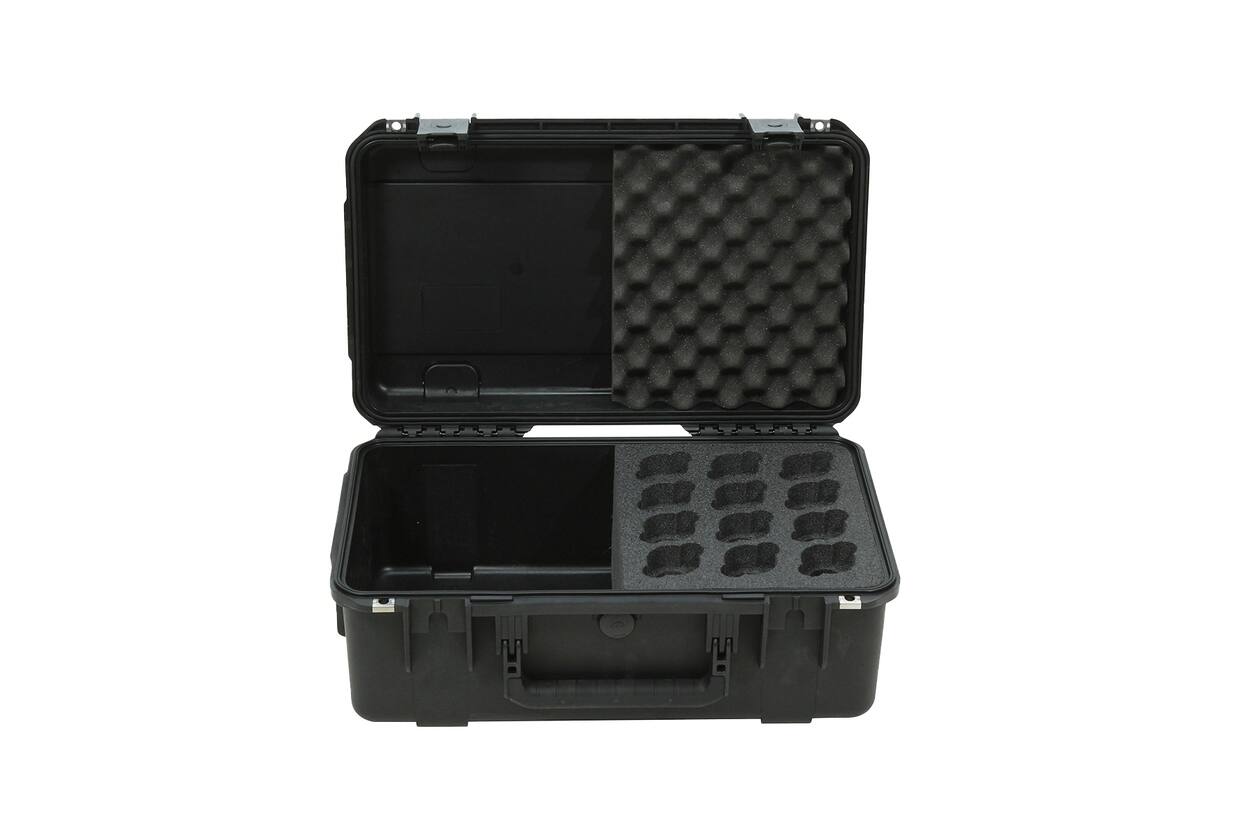 SKB - iSeries 3i-2011-8 - Waterdichte Koffer - Zwart - Twaalf Microfoons Inlay