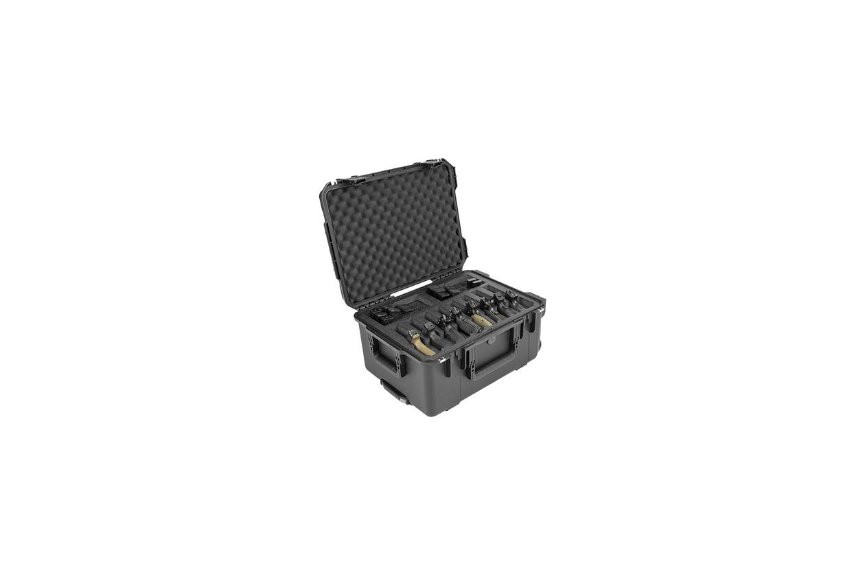 SKB - iSeries 2015-10 - Waterdichte Koffer - Zwart - Acht Handguns Inlay