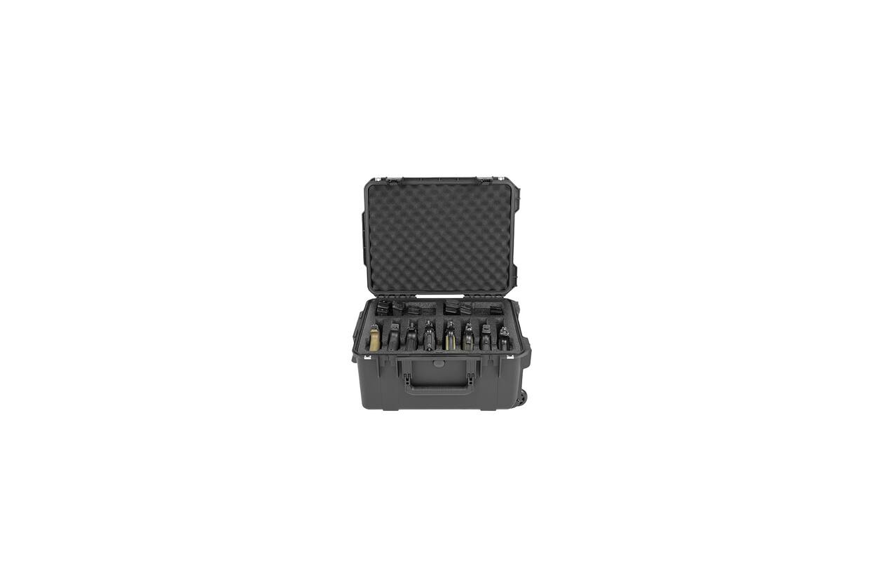 SKB - iSeries 2015-10 - Waterdichte Koffer - Zwart - Acht Handguns Inlay