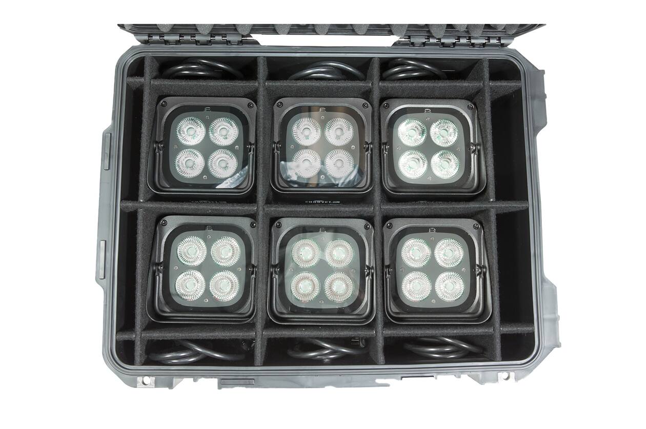 SKB - iSeries 2015-10 - Waterdichte Koffer - Zwart - Chauvet Freedom Par Inlay