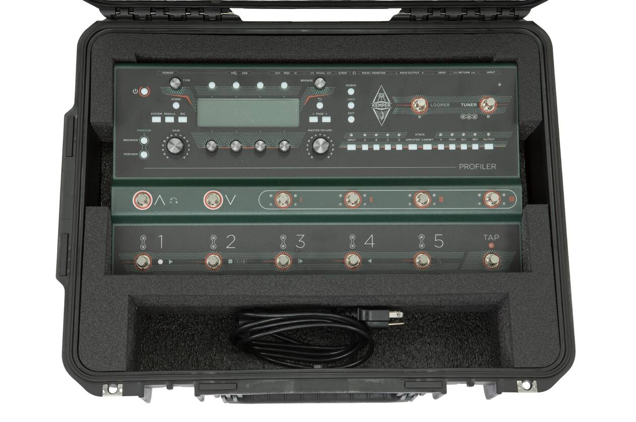 SKB - iSeries 2015-7 - Waterdichte Koffer - Zwart - Kemper Profiler Stage Pedalboard Inlay