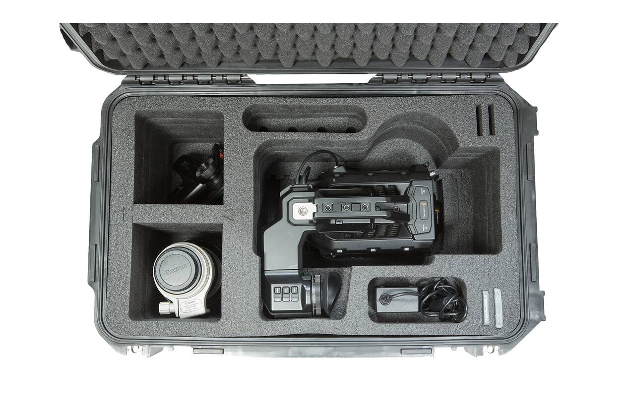 SKB - iSeries 2213-12 - Waterdichte Koffer - Zwart - BlackMagic URSA Mini Camera Inlay