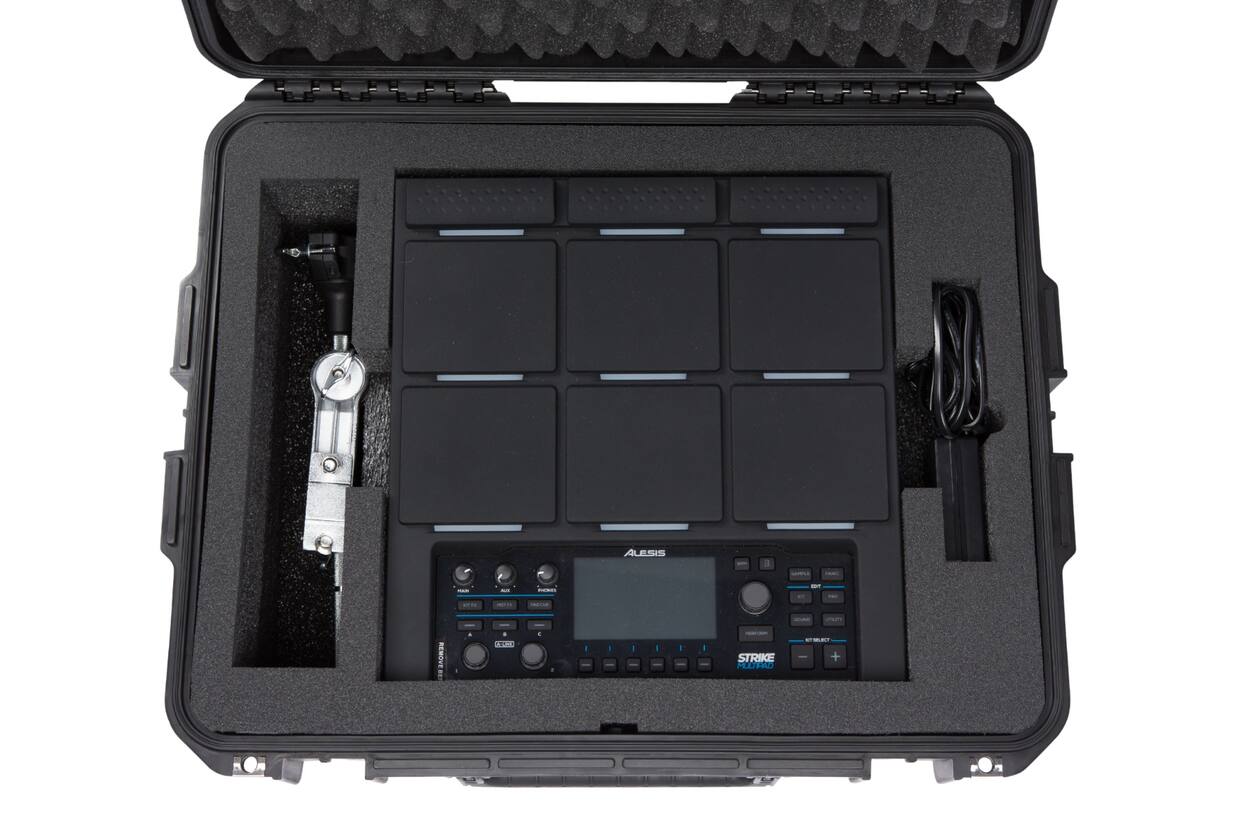 SKB - iSeries 2217-8 - Waterdichte Koffer - Zwart - Alesis Strike Multipad Inlay