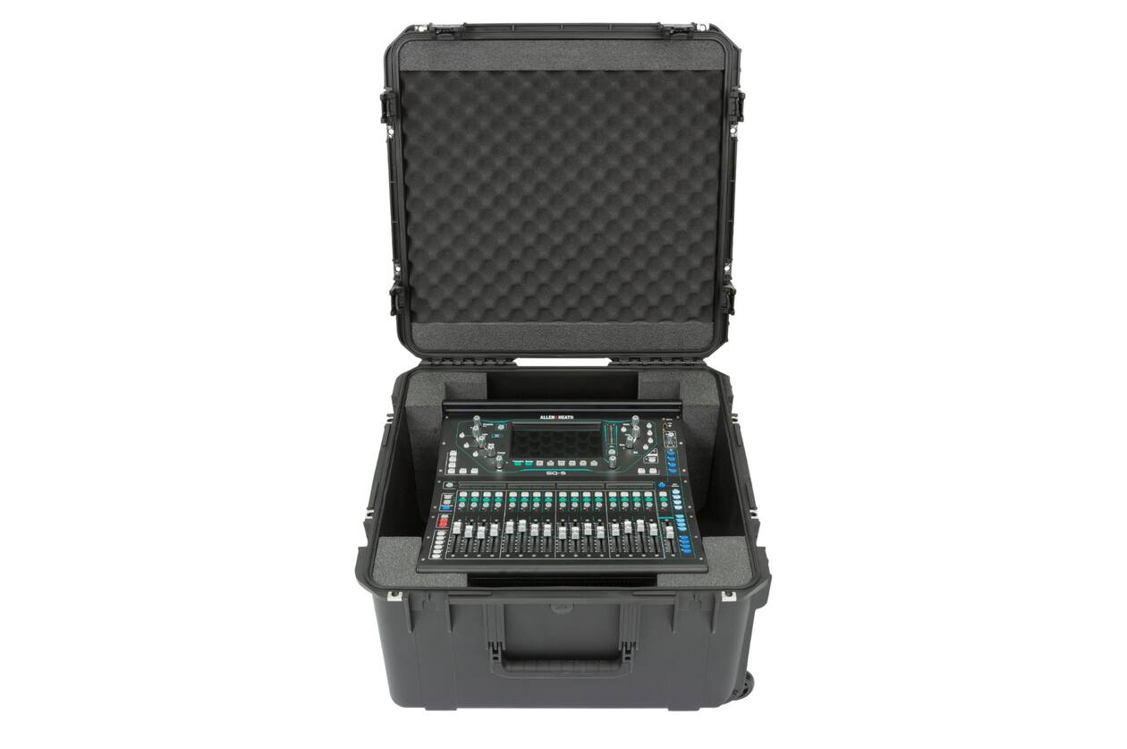 SKB - iSeries 3i-2222-12 - Waterdichte Koffer - Zwart - Allen & Heath SQ5 Mixer Inlay