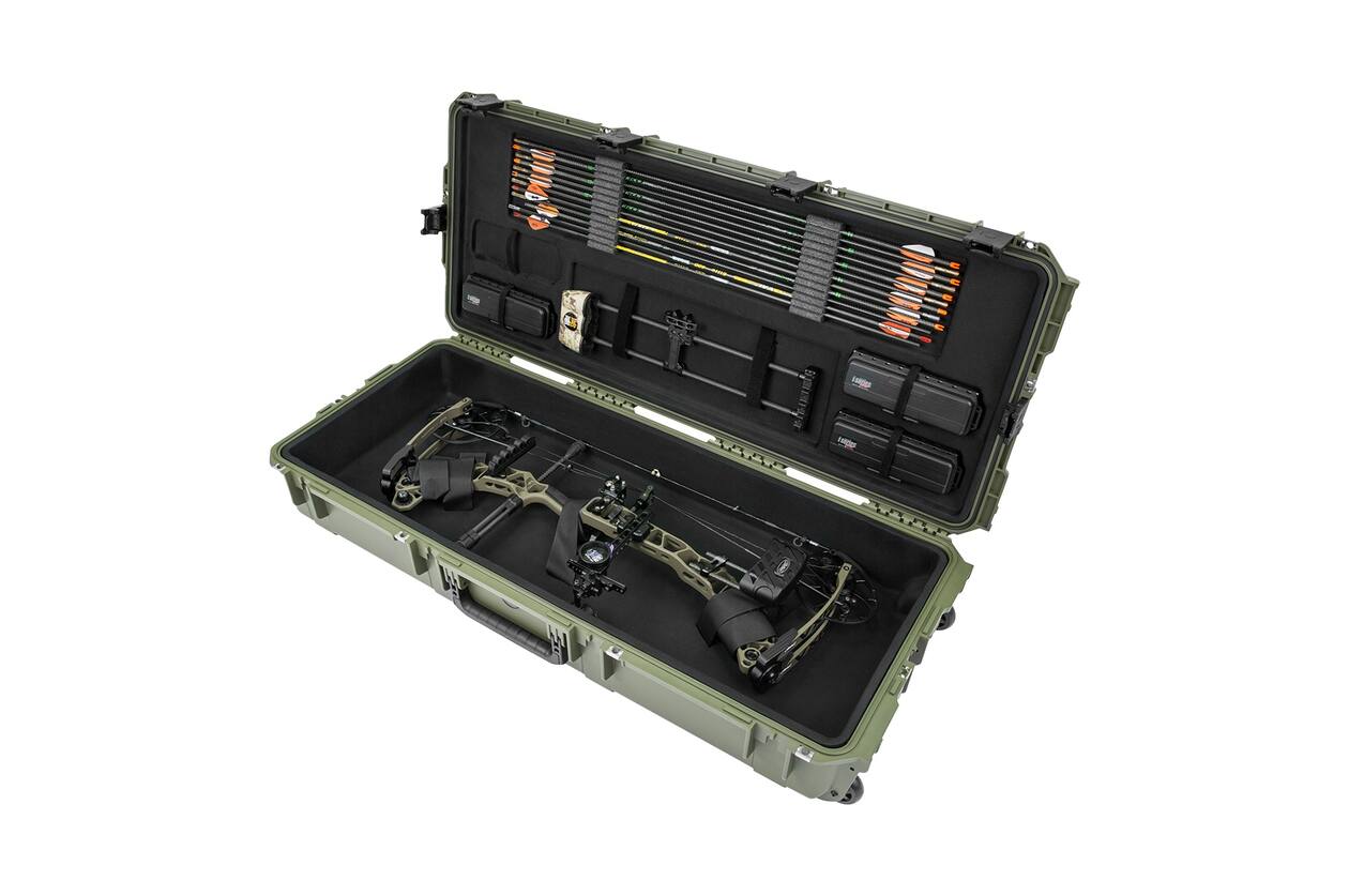 SKB - iSeries 3i-4217-7 - Waterdichte Koffer - Mathews® Deluxe Grote Parallel Limb Boog Inlay - Groen