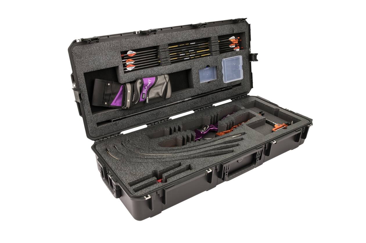 SKB - iSeries 4217-7 - Waterdichte Koffer - Zwart - Dubbele Recurve Boog Inlay