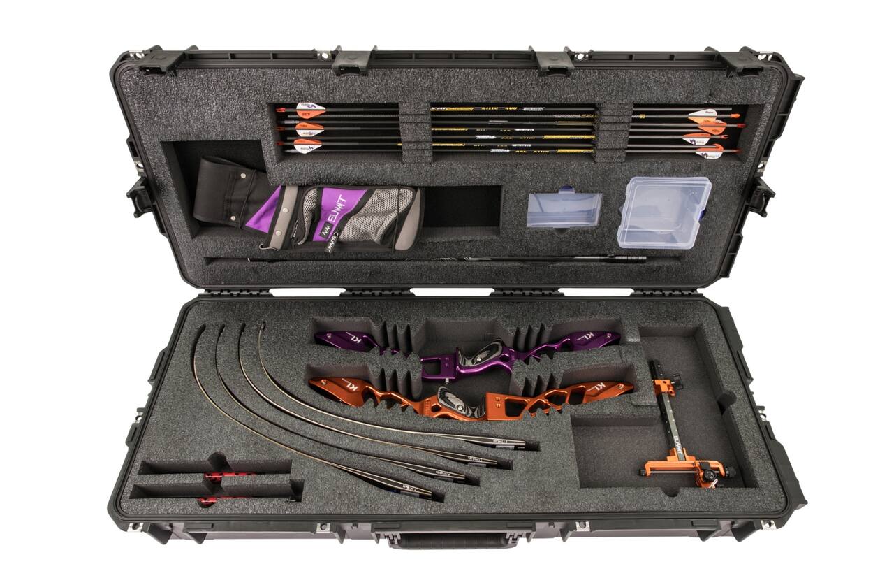 SKB - iSeries 4217-7 - Waterdichte Koffer - Zwart - Dubbele Recurve Boog Inlay