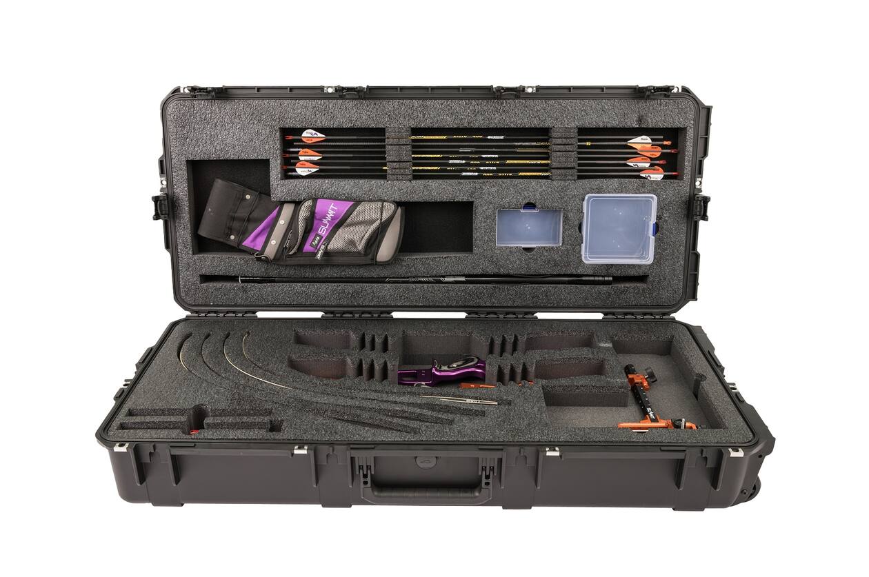 SKB - iSeries 4217-7 - Waterdichte Koffer - Zwart - Dubbele Recurve Boog Inlay