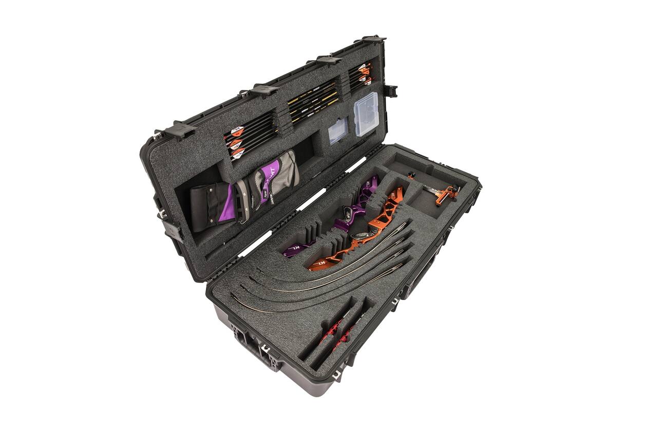 SKB - iSeries 4217-7 - Waterdichte Koffer - Zwart - Dubbele Recurve Boog Inlay