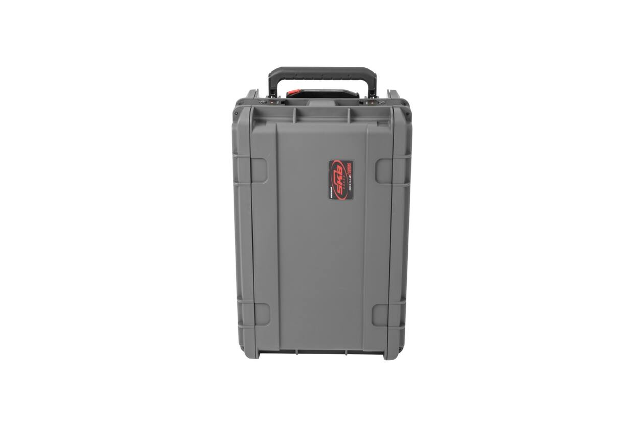 SKB - Donkergrijze 4U - Injectiegegoten 11-inch diepe Rack - met Wielen en Handvat