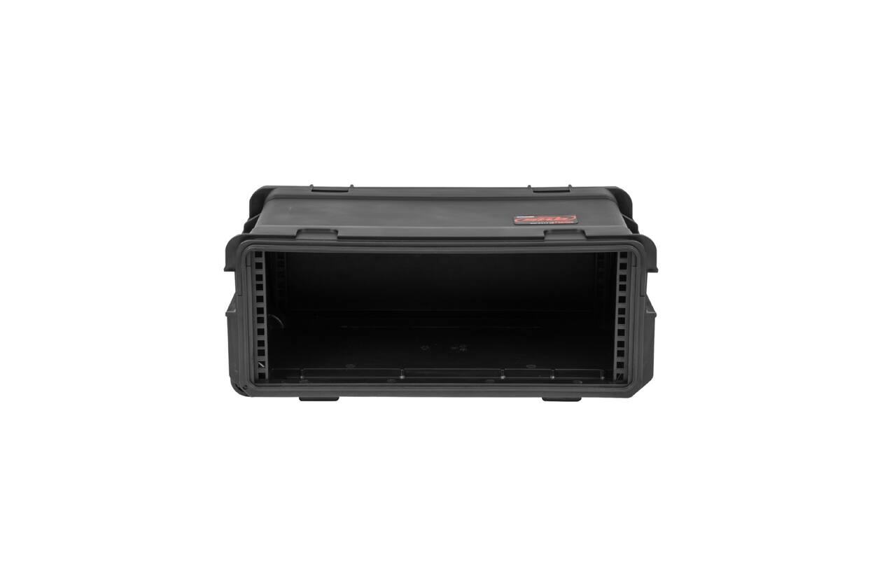 SKB - 4U Injectiegegoten - 28 cm Diepe Rack - met Wielen en Handvat