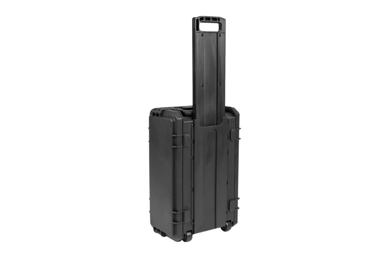 SKB - 4U Injectiegegoten - 28 cm Diepe Rack - met Wielen en Handvat