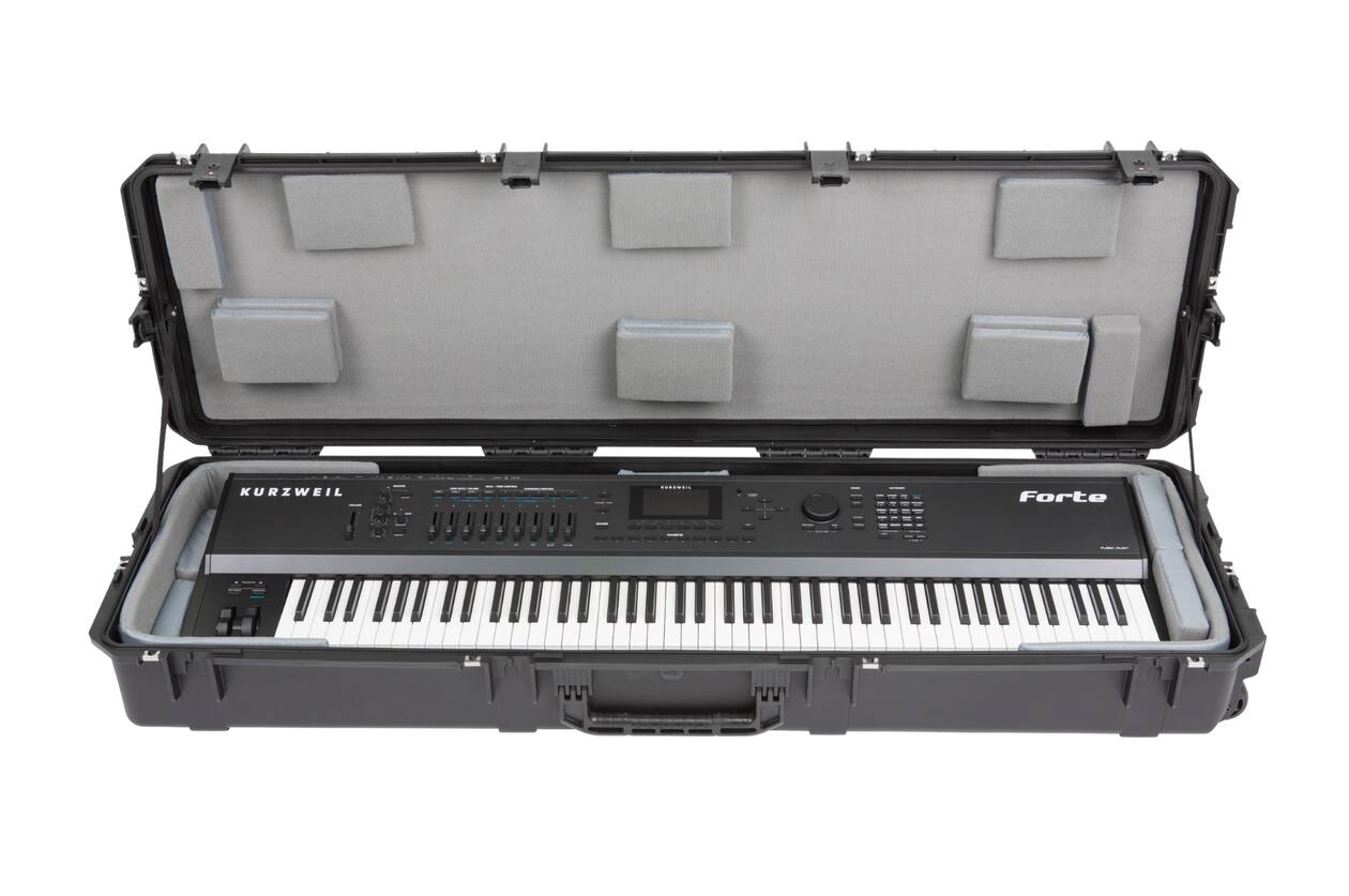 SKB - iSeries 3i-6018-8 - Waterdichte Koffer - Zwart - 88-Toetsen Keyboard Think Tank Binnenkant