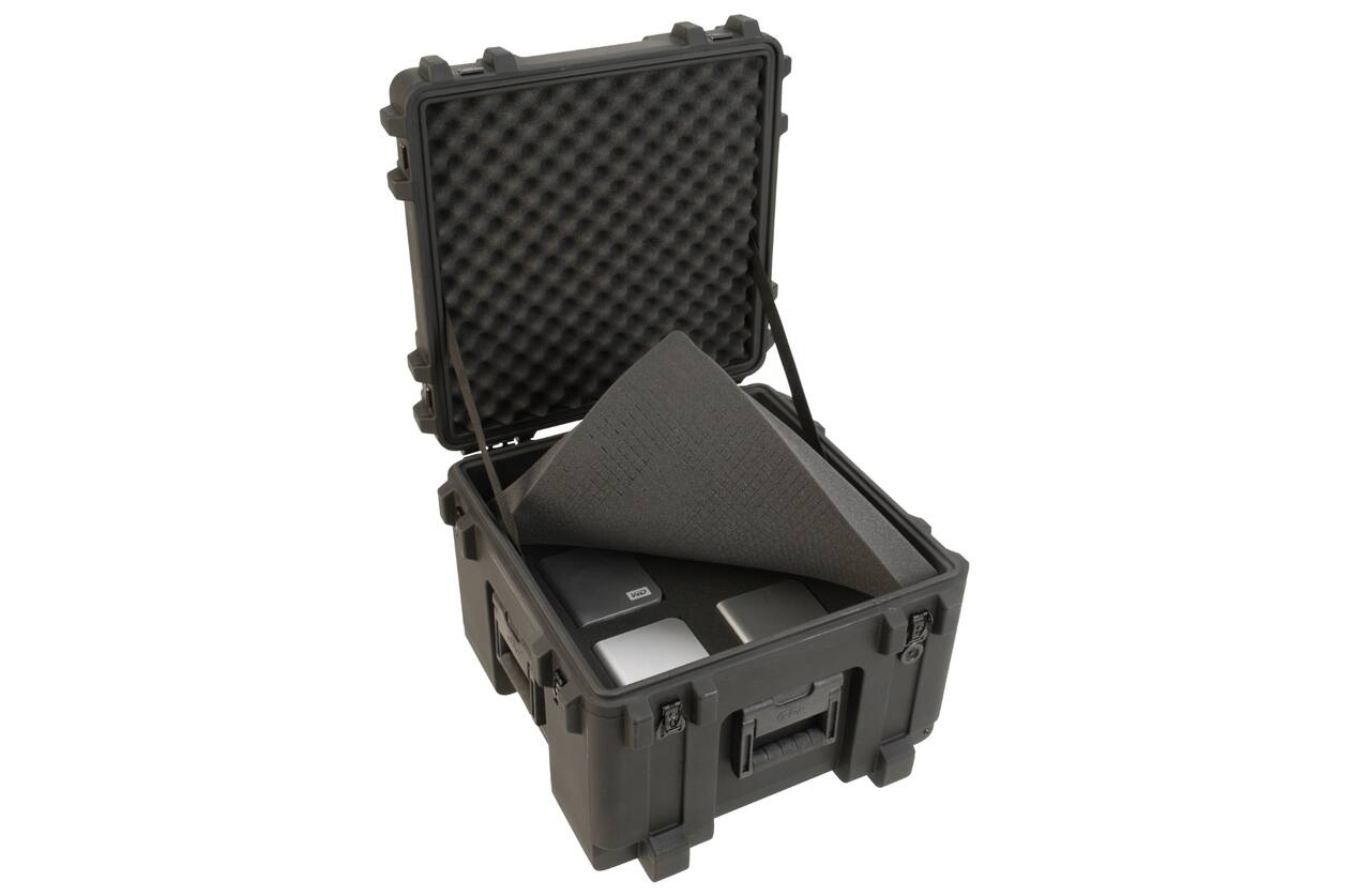 SKB - rSeries 1919-14 - Waterdichte Koffer - Zwart - met Wielen - Plukschuim
