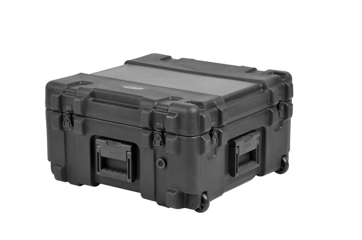 SKB - rSeries 3R-2222-12 - Waterdichte Koffer - Zwart - Plukschuim - met Wielen